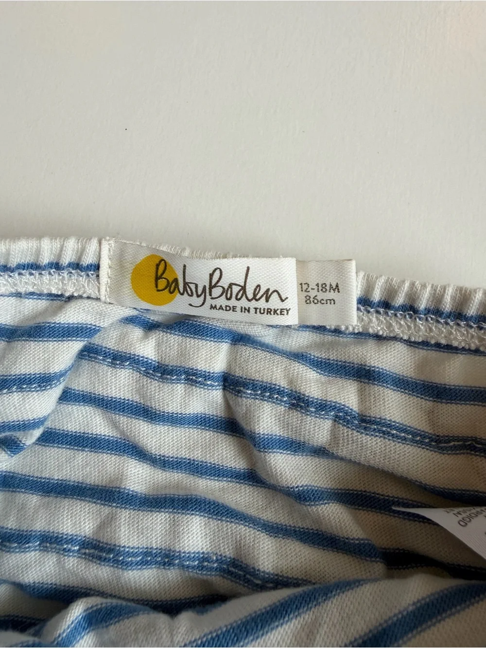 Baby Boden Floral and Stripe Dress Set